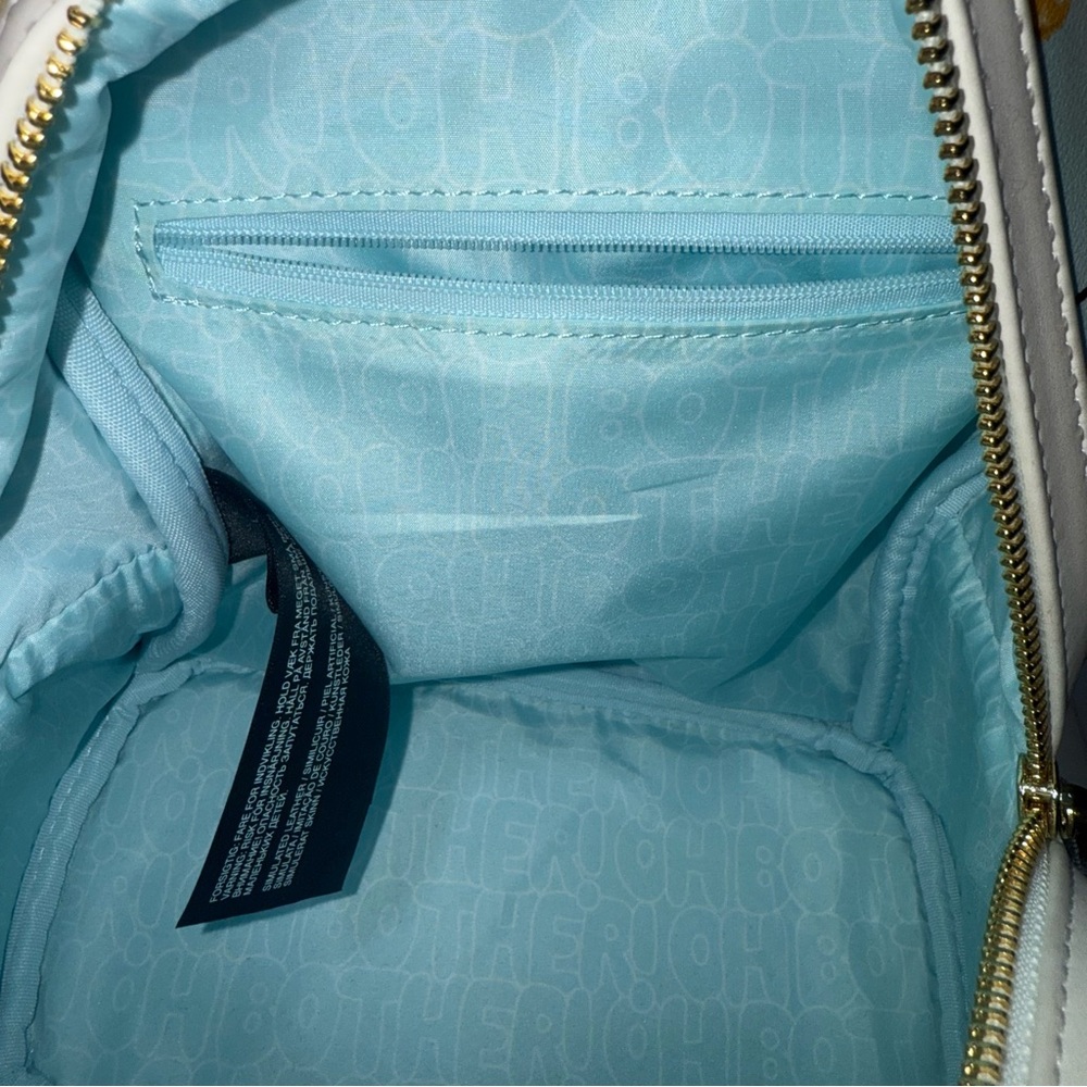 Loungefly Disney mini Backpack - Light Blue with Winnie the Pooh Characters - Picture 4 of 6